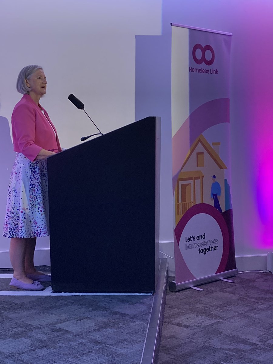 Next up at #HomelessLinkConf is Dr Jan Sheldon from St Martins in Norwich giving us a local perspective on the #Homelessness situation