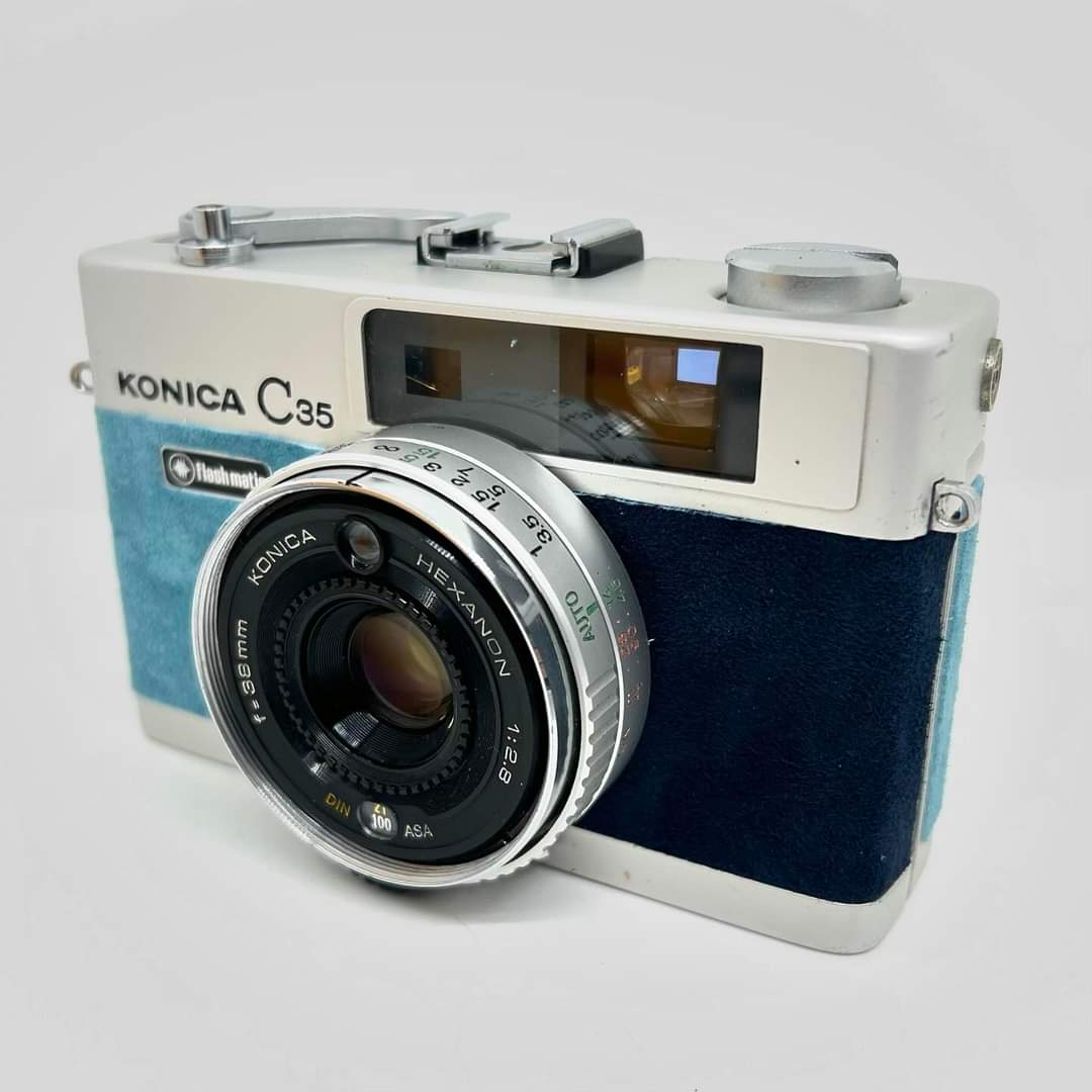 xqb1n3njFEyuat7's tweet photo. KONICA C35 flash matic完成🤗
ブルーの濃淡☺️
軽量、小型のレンジファインダーカメラ、写りも良い✌️

BASE
https://t.co/H9lY6lt0hc

#ごん色カメラ
#リメイクカメラ
#カスタムカメラ
#フィルム写真
#写真が好きな人と繋がりたい
#コンパクトカメラ
#フィルムカメラ
#konicac35flashmatic
#filmcamera https://t.co/Cb6Sa2efs8