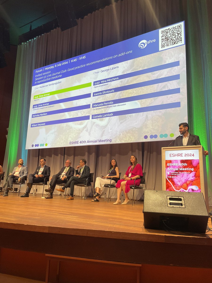🟢🔵 It’s time!!! #ESHREjc live in the #Forum - let’s discuss good practice recommendations on add-ons in #ReproductiveMedicine #ESHRE2024