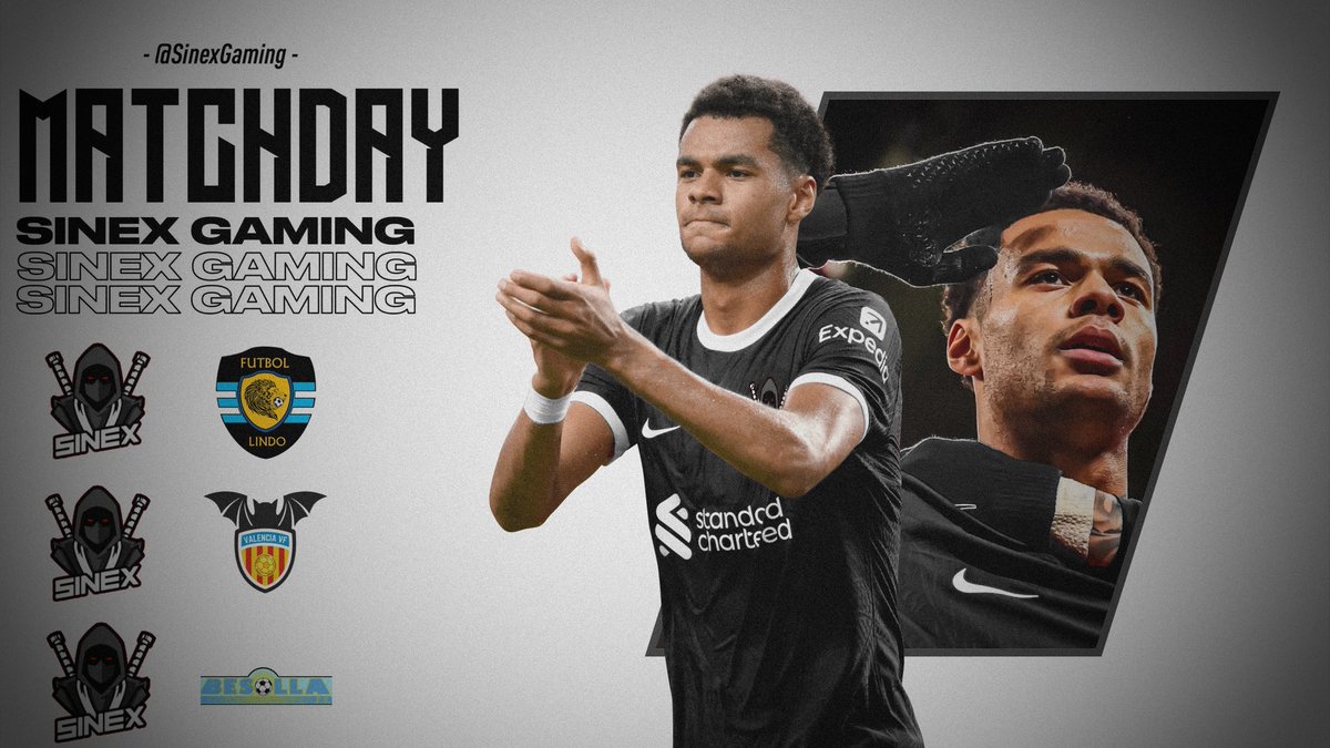 #MATCHDAY nueva semana a por otra invicta más en <a href="/LA_COMPETICION/">LA COMPETICIÓN</a>!!
⏰ 22:40 - 23:00 - 23:20
🆚 @FutbolLindoCF -<a href="/ValenciaVf_1919/">Valencia VF</a> -
<a href="/BesollaFSe/">BesollaFS</a>
VAMOOOS SINEX!

#TodoAlNegro #WeAreSinex