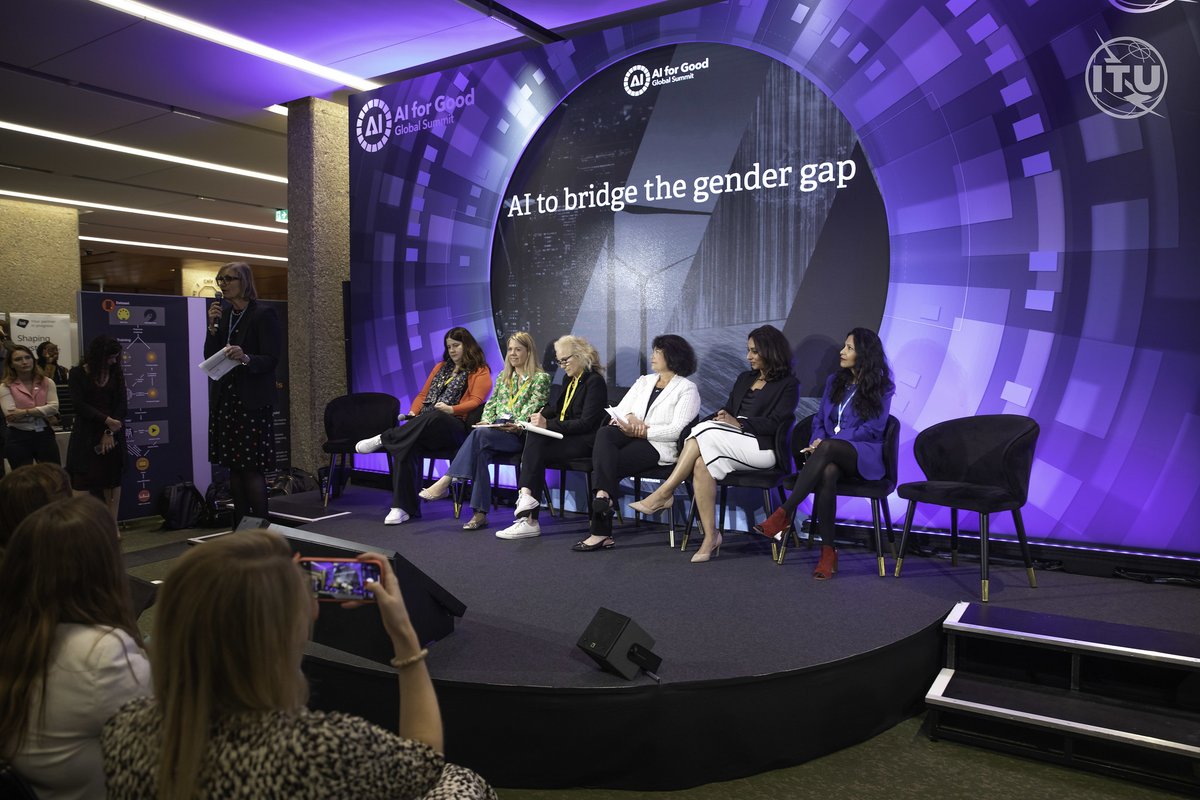 Int’l Telecommunication Union (@itu) on Twitter photo Inclusive, responsible #AI needs women front and centre.
“We need women at the table, and we need to start now" ~<a href="/ITUSecGen/">Doreen Bogdan-Martin</a> #AIforGood
itu.int/hub/2024/07/in… Inclusive, responsible #AI needs women front and centre.
“We need women at the table, and we need to start now" ~<a href="/ITUSecGen/">Doreen Bogdan-Martin</a> #AIforGood
itu.int/hub/2024/07/in…