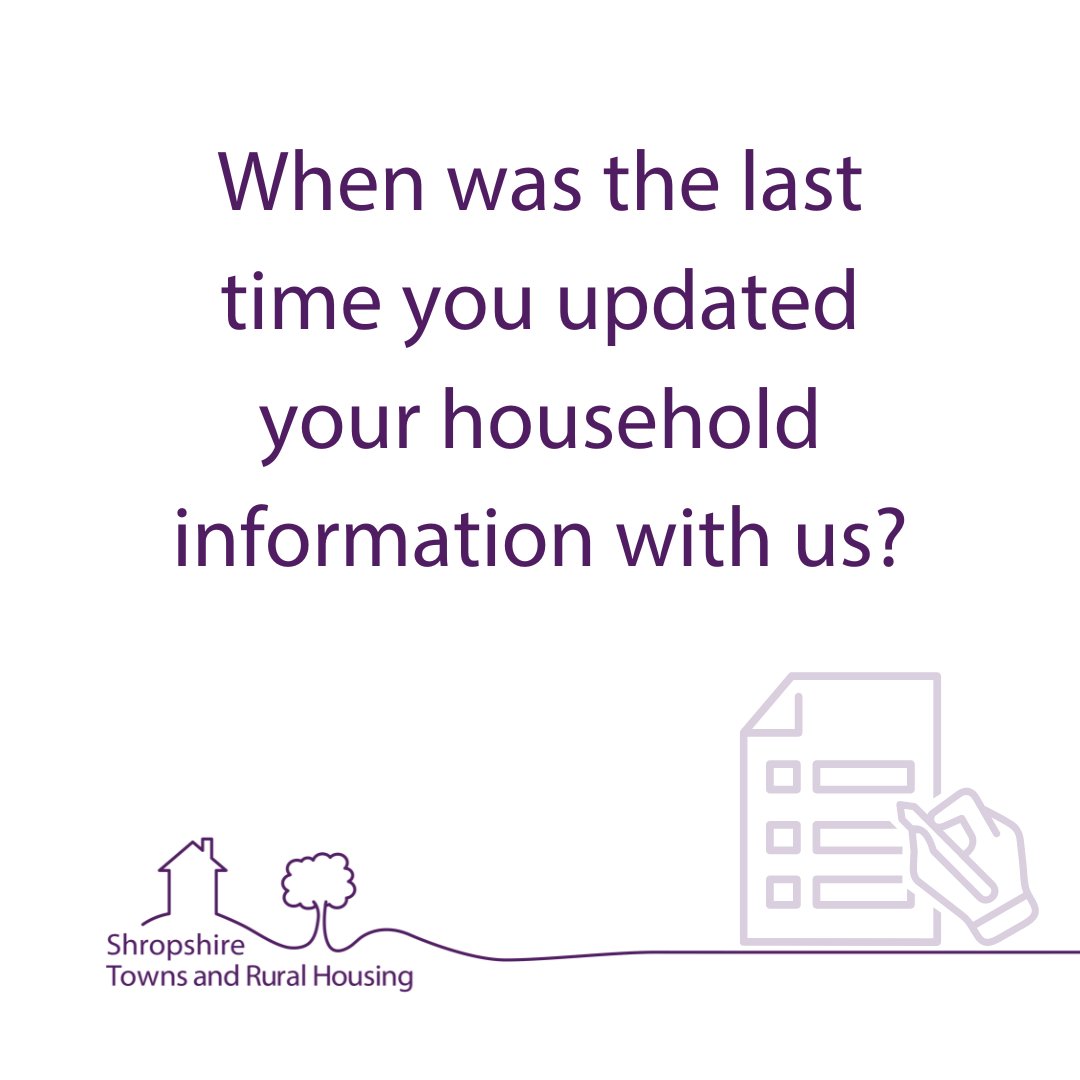 It’s important to keep us up to date with changes happening in your home! As part of your tenancy agreement, you must notify us of any changes! 

You can do so here: starhousing.org.uk/apply-for-it/a…