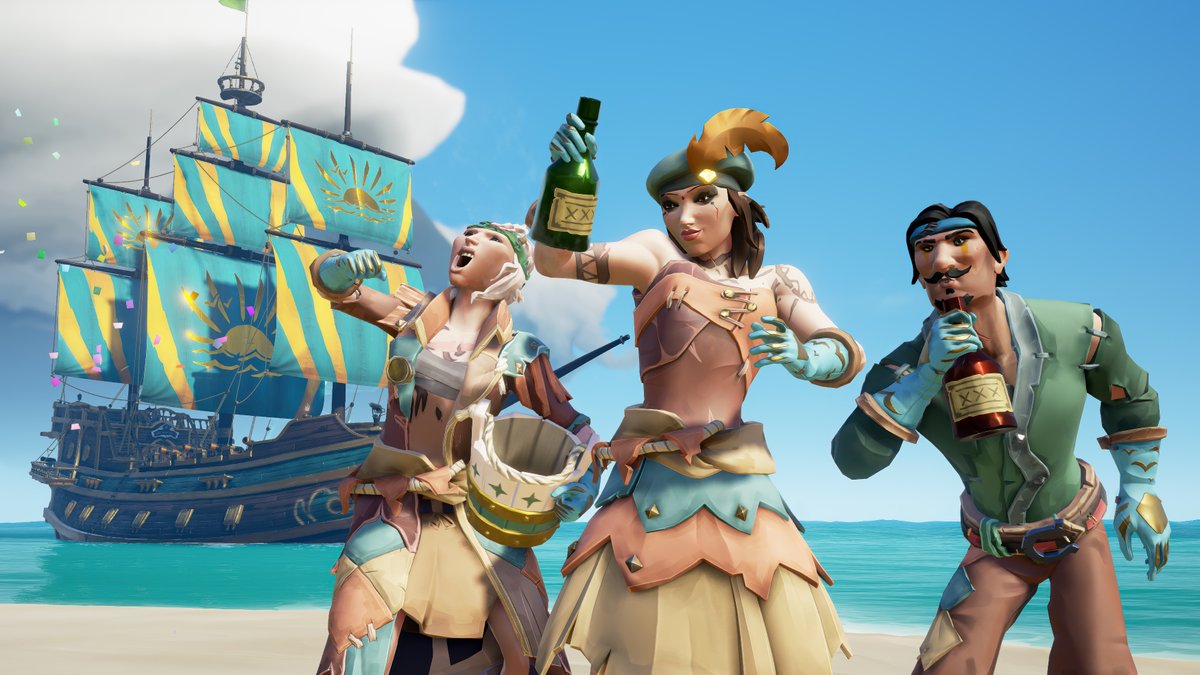 SeaOfThieves's tweet image. #StyleOfThieves Theme: Superhero
Deadline: July 9th, 10am UTC
Prizes: 3x Fashionista’s Finery Gloves

Design a justice-seeking persona for your pirate! Remember to state your hero name when you share your screenshots with #StyleOfThieves &amp;amp; @SeaOfThieves to enter.

📸 @TiaLoquita_