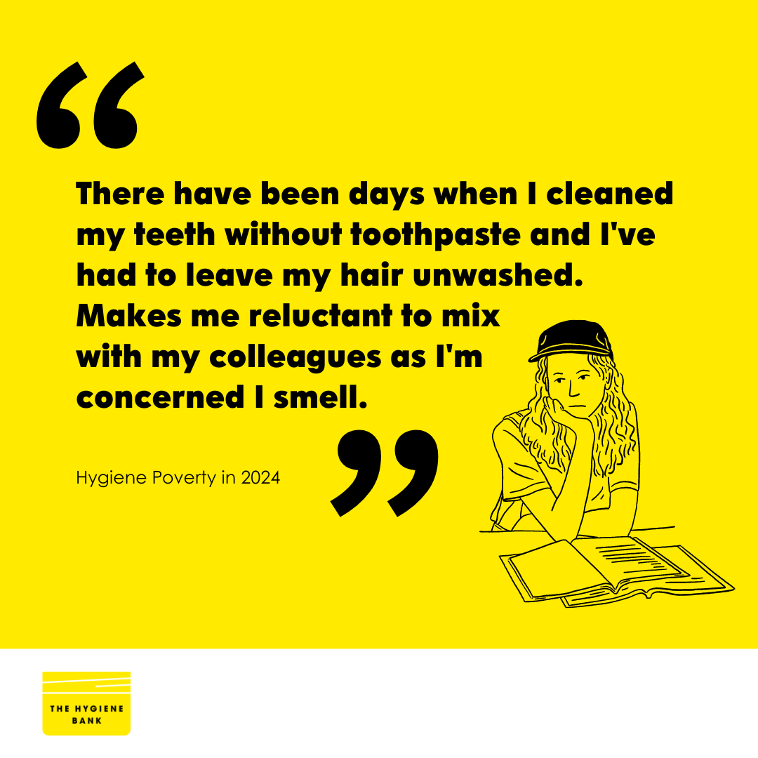 Hygiene poverty is a hidden crisis affecting millions. Hygiene poverty limits the ability of individuals to participate in society. The need for The Hygiene Bank’s work is stark – but we cannot meet that need on our own. Read the report &amp; take action now 👉thehygienebank.com/hygiene-povert…