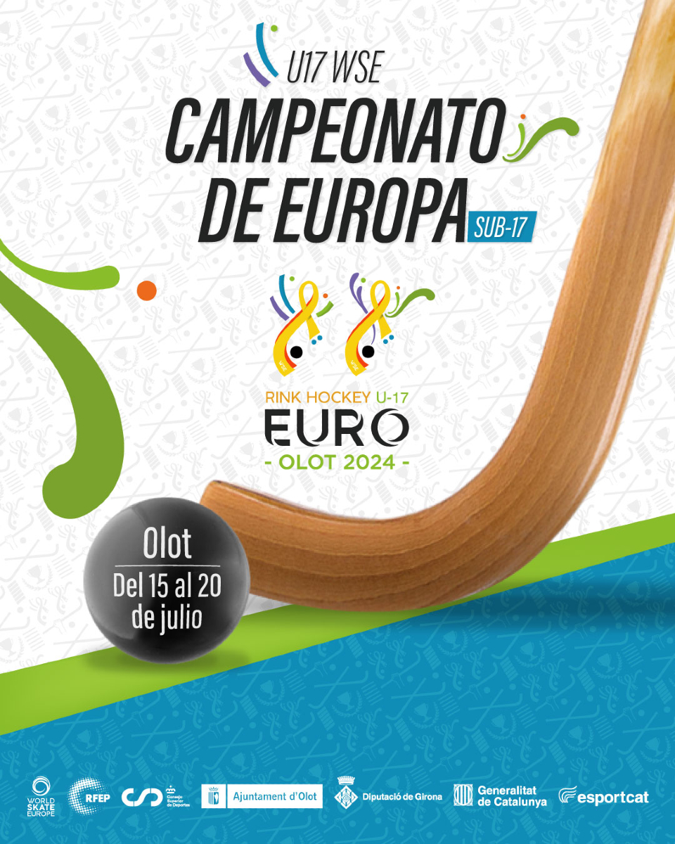 🔜 ¡1 semana para que empiece la #OKEuroU17! 🙌

📆 ¡El próximo lunes 15 de julio arranca en Olot el Europeo sub-17 masculino y femenino! 🏑

¡𝐐𝐔𝐄́ 𝐆𝐀𝐍𝐀𝐒! 🤩

#HockeyPatines