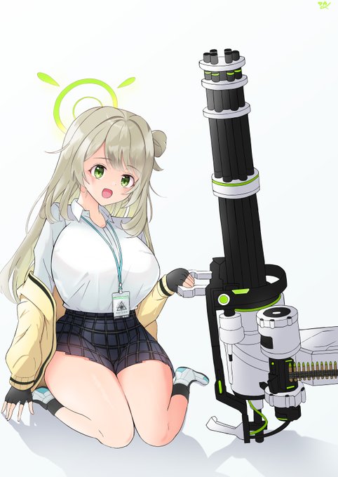 アニメのノノミを見て描きました
デカい銃+女の子いいよね…
#ブルーアーカイブ 