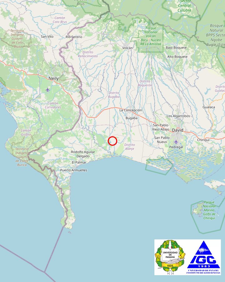 Sismo de 5.9 / El Instituto de Geociencias de la Universidad de Panamá, reporta sismo, preliminar:
Fecha: 2024-07-08
Hora: 4:54:51AM hora local
Magnitud: 5.9
Profundidad: 11km
Localizado en Región Fronteriza Panamá-Costa Rica a 15km al este de Progreso #Chiriquí #Panamá #Sismo