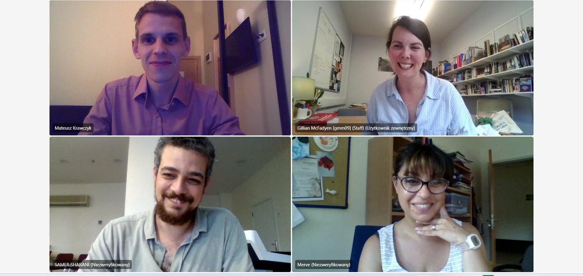 It was a great workshop on Managing Sites for Refugees at <a href="/IMISCOE/">IMISCOE</a> 21st annual conference, online. Many thanks to <a href="/MK_Krawczyk/">Mateusz M. Krawczyk</a> @GillianMcFadyen Merve Karabulut for the inspiring discussion.
