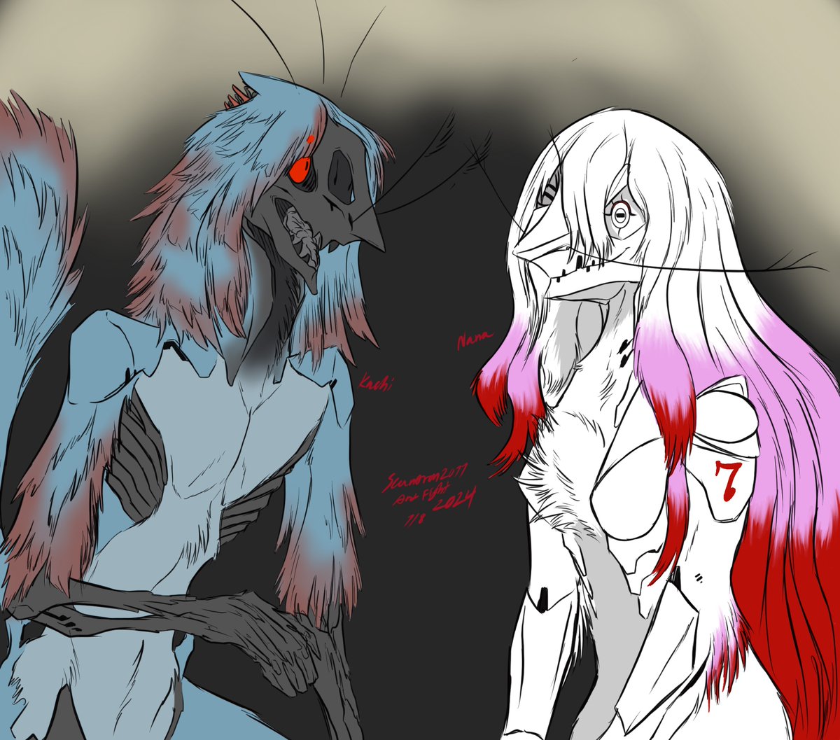 scantron2077's tweet photo. REVENGE ON @omegayumiART
#vilous #tstalker #talyxianstalker #talyxian #tkitty #art #artfight2024teamstardust #artfight2024seafoam
https://t.co/orFh310sln https://t.co/b0dMhnv8LP