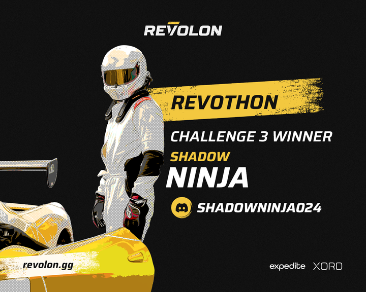 revolon_gg's tweet photo. Today marks the end of Challenge 3 of Revothon!
The OG for this challenge: Shadow Ninja!
The 4th and Final challenge will be live soon!
#revolon #RevUpRevolon $RPM #web3gaming https://t.co/39SX9FIfmK