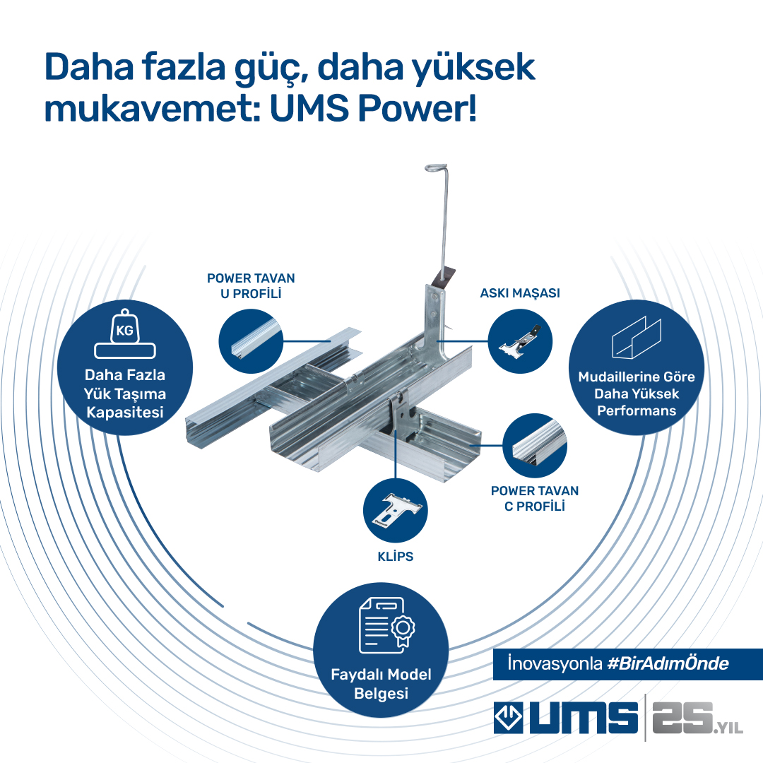 umsmetal's tweet photo. Güç ve inovasyon birleşti, UMS Power şekillendi! UMS Power ile daha fazla güç, daha yüksek mukavemet sizinle olacak.

#UMSMetal #UMSPower #tavanuprofil #klips #powercprofil https://t.co/Ime6Ch6gtP