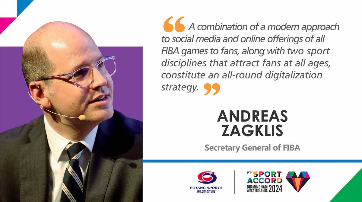 Supported by two #Olympic disciplines and driven by digital innovations, #FIBA now has an all-round strategy to target and satisfy fans around the world with diverse demographics.
Read our full interview with Andreas Zagklis, Secretary General of <a href="/FIBA/">FIBA Basketball</a> ➡️en.ytsports.cn/news-5284.html