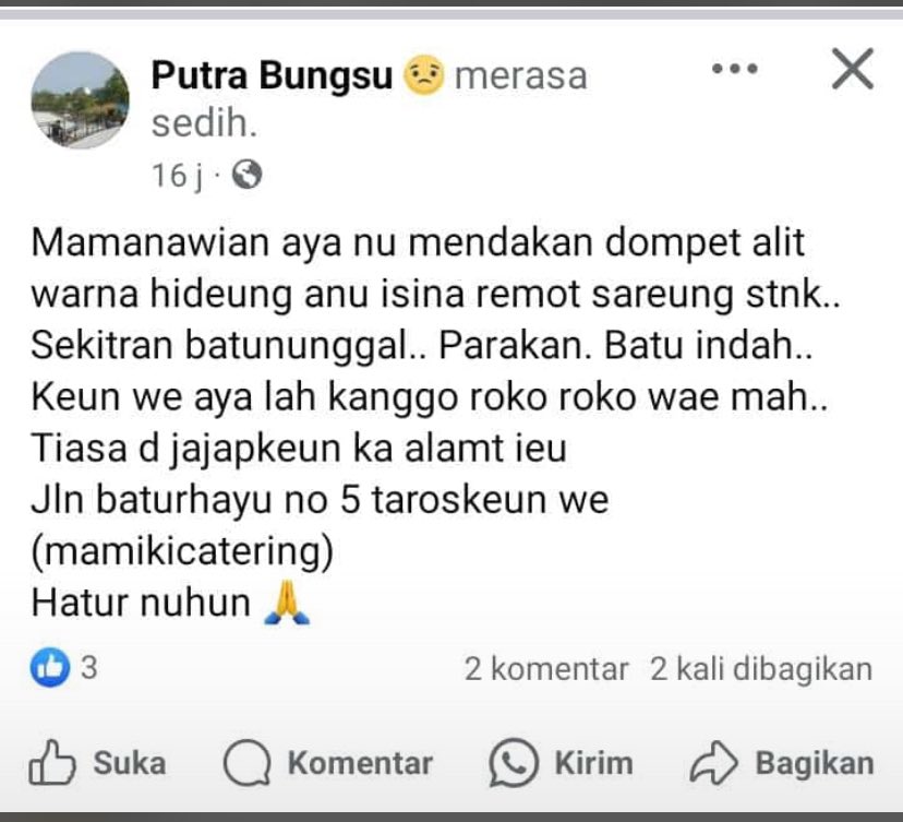 Mohon bantuannya, siapa tau ada yg menemukan dompet kecil yg isinya stnk + remote nmax..

<a href="/infobandung/">infobandung</a> <a href="/infobdgcom/">Berita Bandung</a> <a href="/infobdg/">BANDUNG ᮘᮔ᮪ᮓᮥᮀ</a> <a href="/infohilangBDG_/">Info Hilang Bandung</a>