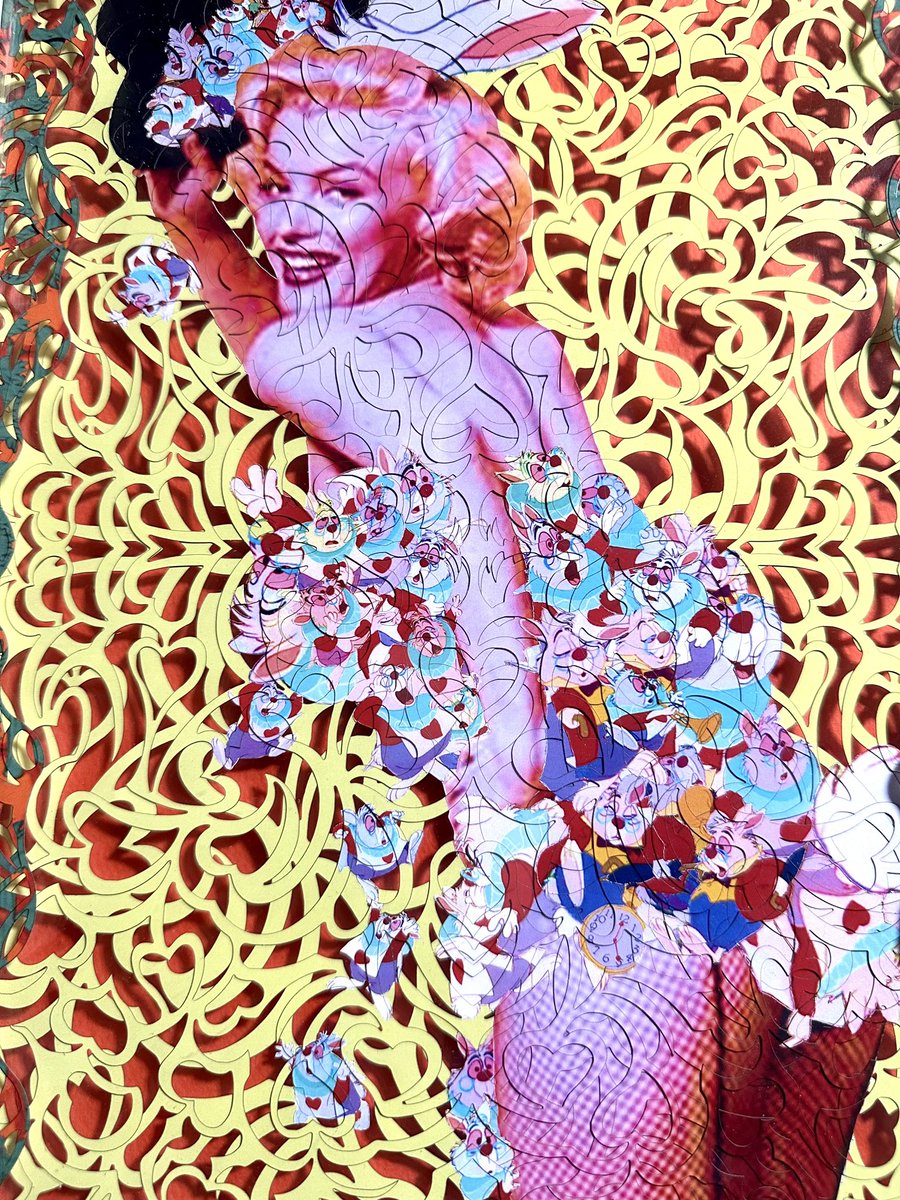 PACCAT1's tweet photo. モンローとうさのコラージュ
“AIW VS MM III”
collage work(public domain)+ paper-cutting art
* Alice in Wonderland(1951) 
* Marilyn Monroe(1953)
#collage #collageart #pulpart #paper #punk #cutandpaste #contemporaryart #gettingweird #mixedmidea #oddities #abstractportrait https://t.co/3DRNNRMePJ