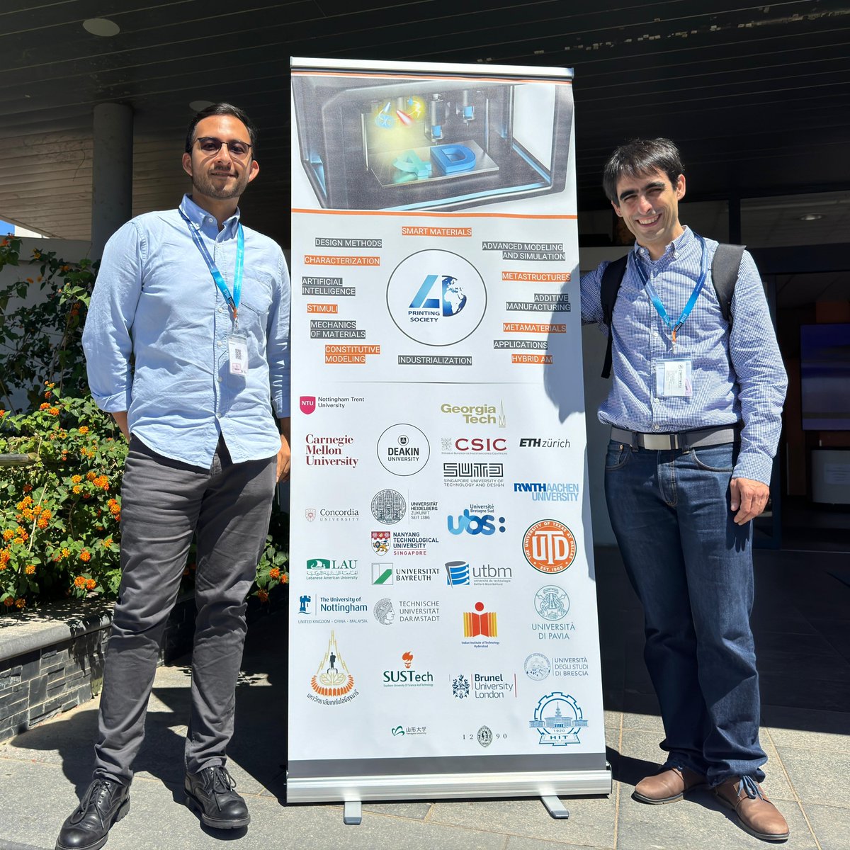 Erick Espíndola (ESR3) and Carlos Sánchez-Somolinos (STORM-BOTS Coordinator) participated last week at the #4DMD2024 conference, organised by the 4D Printing Society. 🙌

4dprintings.com/events/4dmda20…

<a href="/CSIC/">CSIC</a> @AragonCsic <a href="/INMAdivulga/">INMAdivulga</a> @MSCActions <a href="/REA_research/">European Research Executive Agency</a>