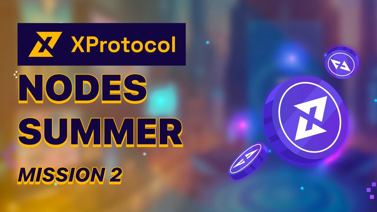 🚀 XPROTOCOL NODES SUMMER MISSION 2 - SUPERCHAIN ON BASE is LIVE on @Intract! 🌟

Complete tasks to dive into gaming &amp; blockchain, and earn an exclusive Xardian Acolyte NFT! 🛡️

Don’t miss out – ends July 15th! 
intract.io/quest/66869184…