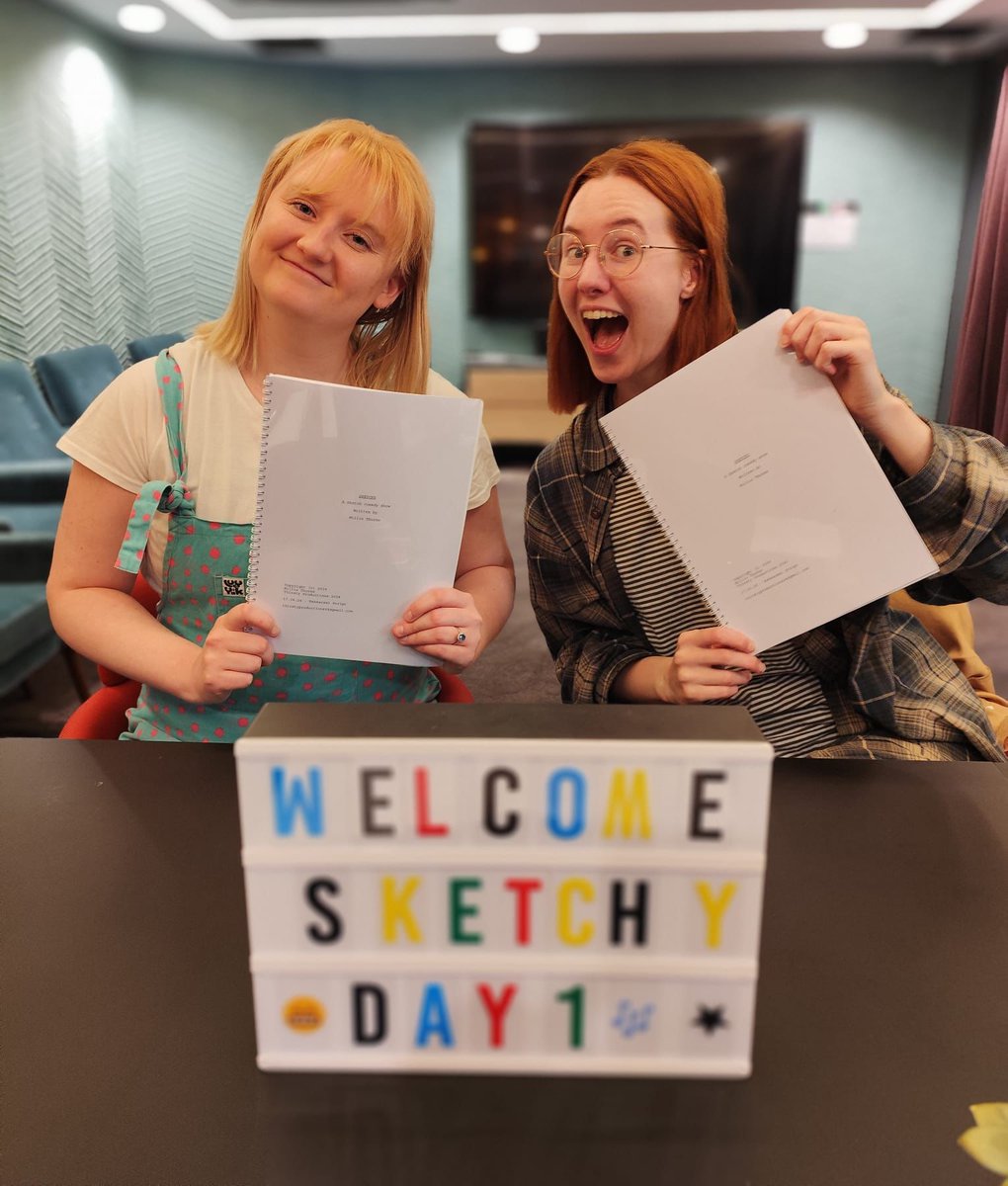 With my upcoming performance workshops, over the next few weeks I want to shine a light on some of the brilliant people I've had a chance to work with behind/in front of the camera! Starting with the hilarious <a href="/MillieThorne/">Millie Thorne</a> &amp; <a href="/HannahTherese14/">Hannah-Theresa Engen</a> on upcoming show SKETCHY <a href="/ThirstyPro/">Thirsty Productions 🥤</a>