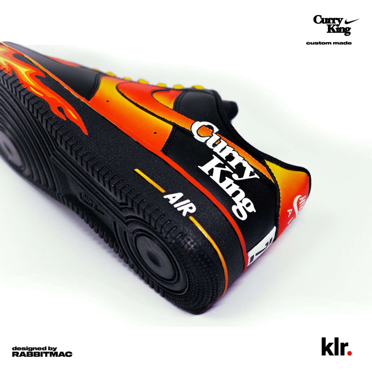 hollarabbitmac's tweet photo. Designed another custom AF1 for the son of Alagappa’s, Malaysia’s Curry King 🌶️🔥🌶️

@kickslikerabbit #CustomSneaker #AirForce1 #Nike #rabbitmac #PU4LYF https://t.co/NqsNjgh91I