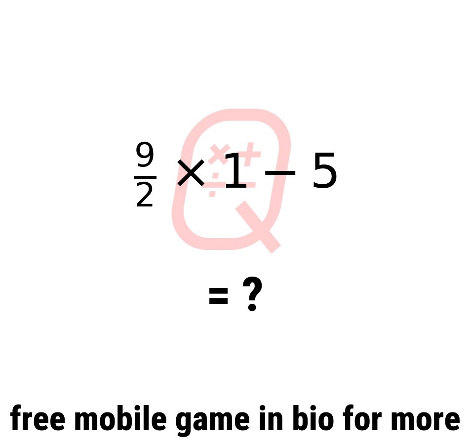 QuickMathDaily's tweet photo. 🚨Quick‼️Can You Solve in < 30s❓🧠
.
.
.
.
.
.
.
.
.
.
⚠️Want more Quick #Maths Challenges? ↙️
.
➡️Go Play Solo or VS others in Daily Quick #Math Games via our FREE iOS mobile game in bio❗️↖️🆚🏆📲 ✅
.
.
.
#quickmaths #mathsproblem #mathschat #iteachmaths https://t.co/dTQ9u2cpre
