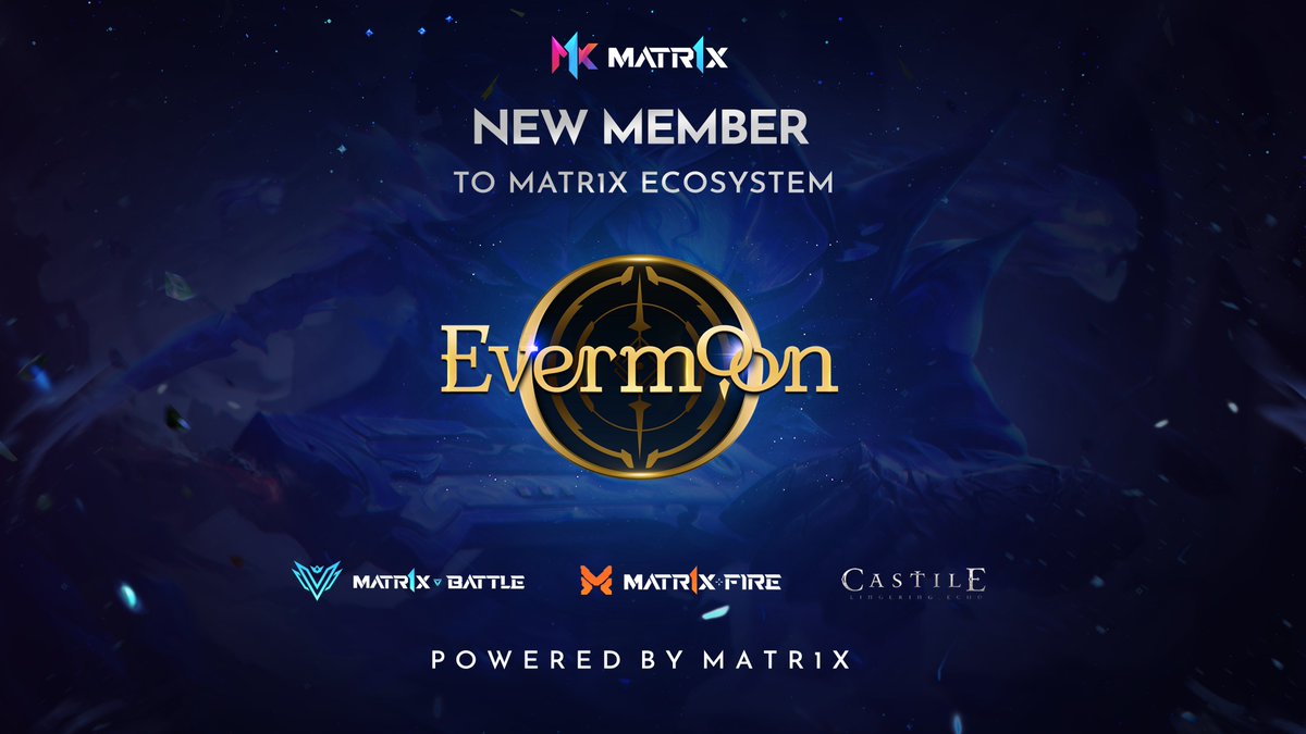 MATR1X (@matr1x_io) on Twitter photo Welcome <a href="/EverMoon_nft/">Evermoon | MOBA</a> to the #MATR1X Ecosystem
We’re thrilled to announce that #Evermoon, the world's first truly playable Web3 5v5 #MOBA, is joining us
This milestone expands our gaming portfolio, now covering FPS, BR, RPG + Roguelike, and MOBA genres, all delivering Welcome <a href="/EverMoon_nft/">Evermoon | MOBA</a> to the #MATR1X Ecosystem
We’re thrilled to announce that #Evermoon, the world's first truly playable Web3 5v5 #MOBA, is joining us
This milestone expands our gaming portfolio, now covering FPS, BR, RPG + Roguelike, and MOBA genres, all delivering