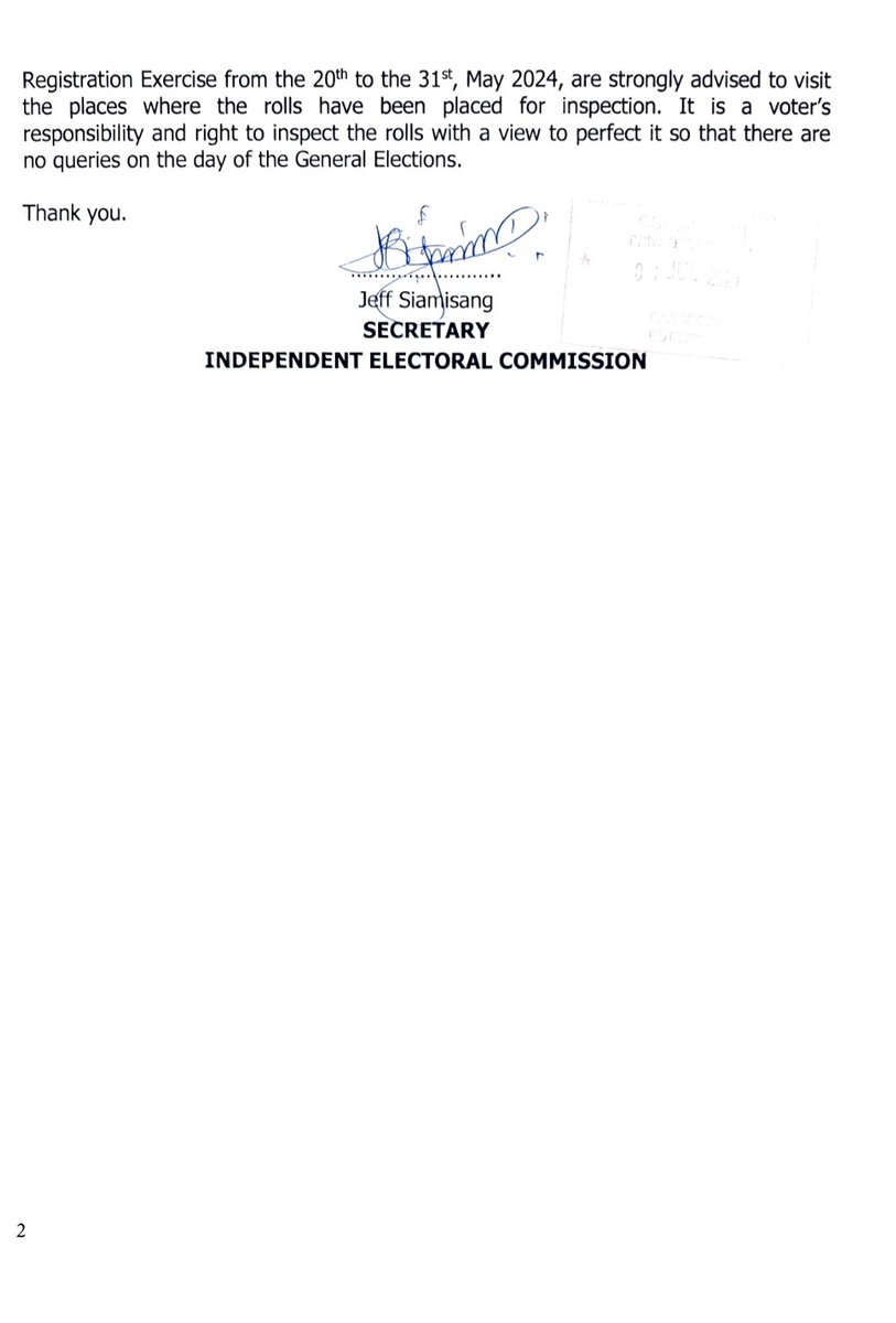 𝐑𝐄𝐋𝐄𝐀𝐒𝐄 𝐀𝐍𝐃 𝐏𝐔𝐁𝐋𝐈𝐂𝐀𝐓𝐈𝐎𝐍 𝐎𝐅 𝐓𝐇𝐄  𝐒𝐄𝐂𝐎𝐍𝐃 𝐀𝐍𝐃 𝐋𝐀𝐒𝐓 𝐒𝐔𝐏𝐏𝐋𝐄𝐌𝐄𝐍𝐓𝐀𝐑𝐘 𝐕𝐎𝐓𝐄𝐑𝐒 𝐑𝐎𝐋𝐋