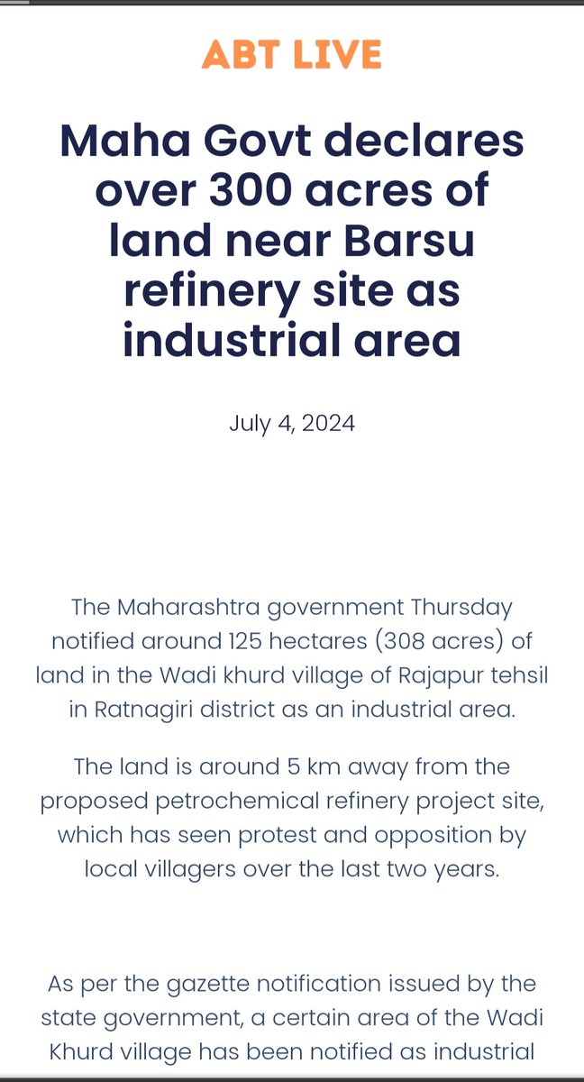 Ayush_Shah_25's tweet photo. BARSU MEGA REFINERY IS HAPPENING ❤️🔥
BIGGEST INVESTMENT OF ₹3 LAKH CRORES IS COMING TO MAHARASHTRA 💪😎🔥
Samruddhi - Karun Dakhavla!
Aarey Carshed - Karun Dakhavla!
Vadhavan Port - Karun Dakhavla!
BARSU - KARUN DAKHAVNAR PUNHA!!! https://t.co/j0brrWDlB5