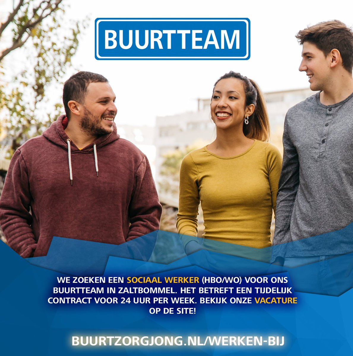 Ben je nieuwsgierig of het werk in het Buurtteam (op basis van de principes van Buurtzorg Nederland) iets voor je is? Dan hebben we een kans voor je! Bekijk deze vacature op onze site! buurtzorgjong.nl/werken-bij/buu…