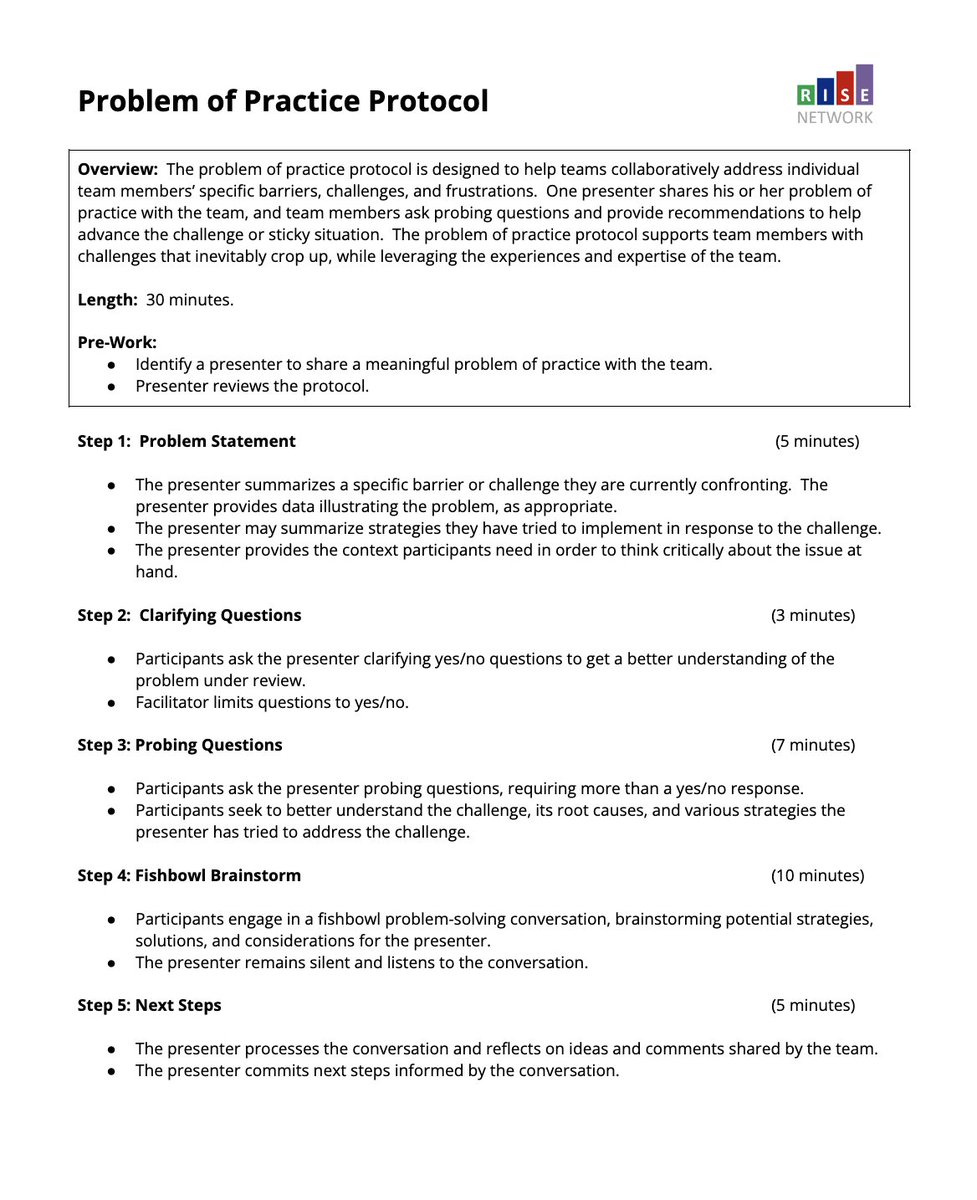 Principal Project (@principalproj) on Twitter photo When your leadership team returns to school, power more productive teamwork with this protocol from <a href="/ctrisenetwork/">Connecticut RISE Network</a>:
docs.google.com/document/d/1sY… When your leadership team returns to school, power more productive teamwork with this protocol from <a href="/ctrisenetwork/">Connecticut RISE Network</a>:
docs.google.com/document/d/1sY…