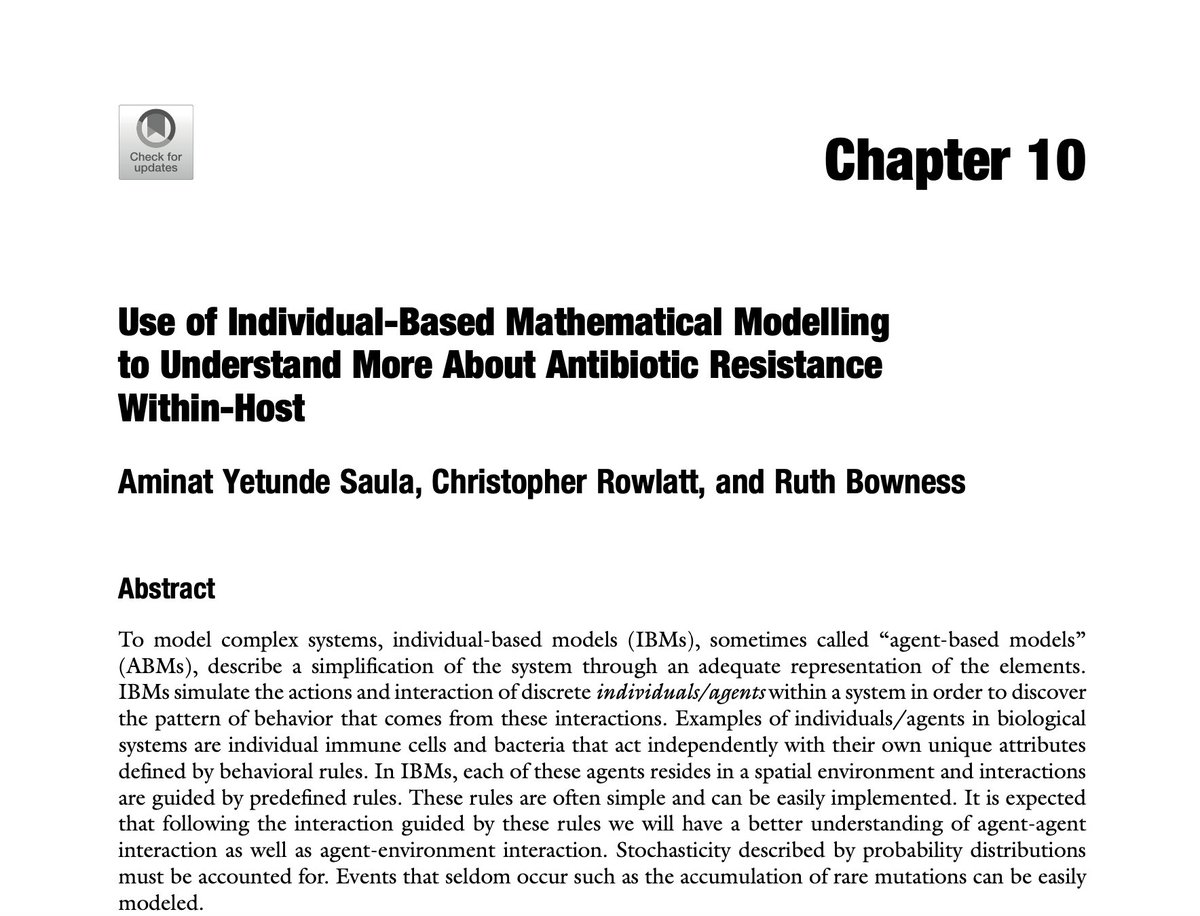 Excited to share that the book I contributed to, "Antibiotic Resistance Protocols," is now on SpringerLink! Grateful to the editor and my co-authors for their collaboration on two chapters. Special thanks to <a href="/RuthBowness/">Ruth Bowness</a> for her support. Please take a look!link.springer.com/book/10.1007/9…