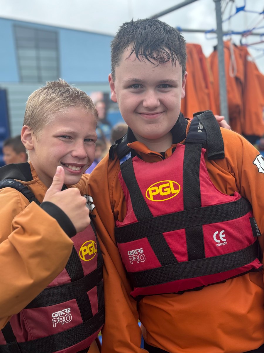 The Y6 children at PGL Osmington Bay have had a fantastic morning raft building!