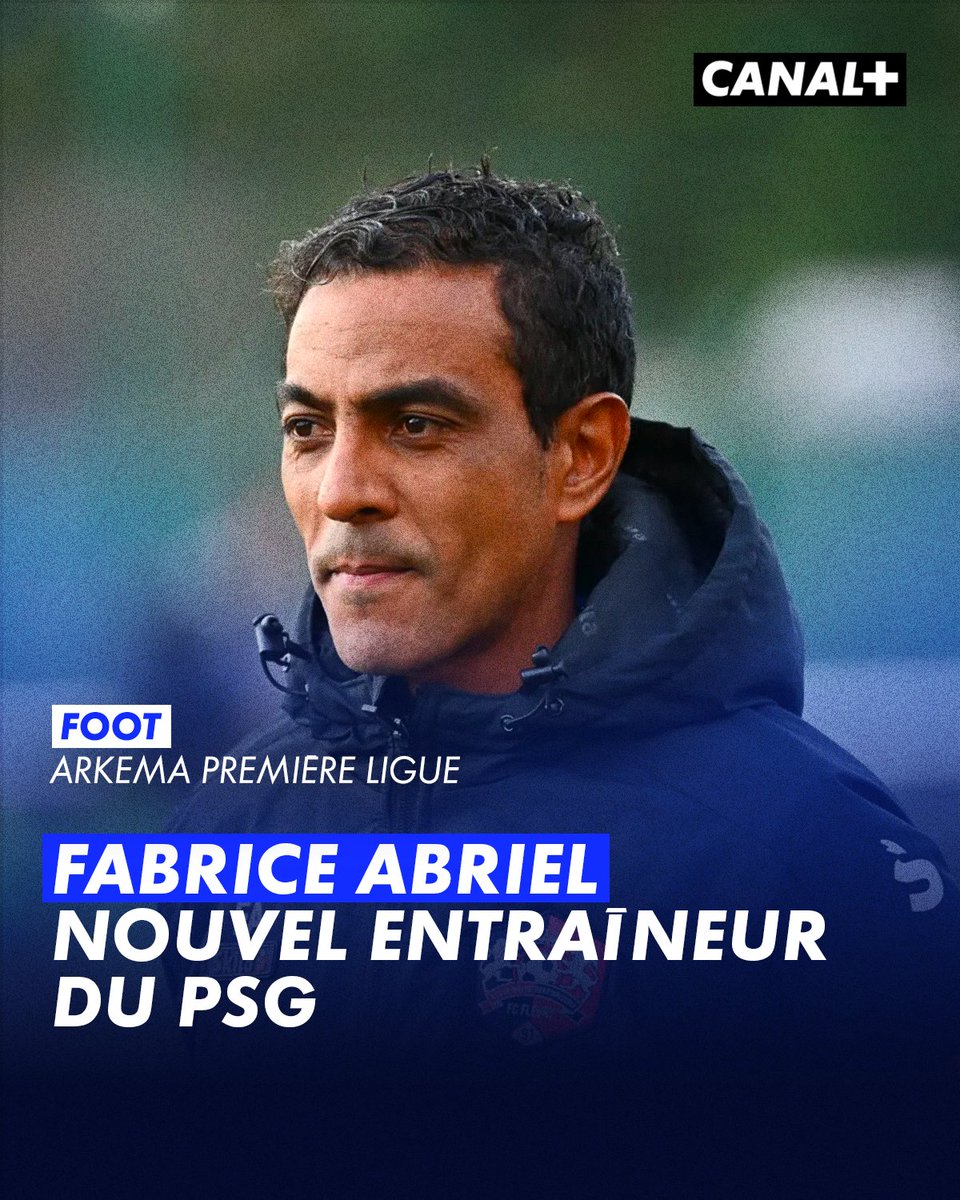 Le Paris Saint-Germain vient d'officialiser la nomination de Fabrice Abriel ✅

Après 2 saisons au FC Fleury 91, il retourne entraîner dans son club formateur 🔴🔵