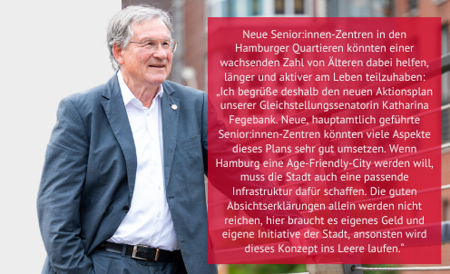 Senioren benötigen analoge Angebote und Orte, wo sie unterstützt werden, wo man Verständnis hat, auch für die Ängste vor der neuen, schnellen Technologie. „Dies können sehr gut neue Senioren-Zentren leisten, mit vielen Angeboten unter einem Dach“.
sovd-hh.de/news-service/a…