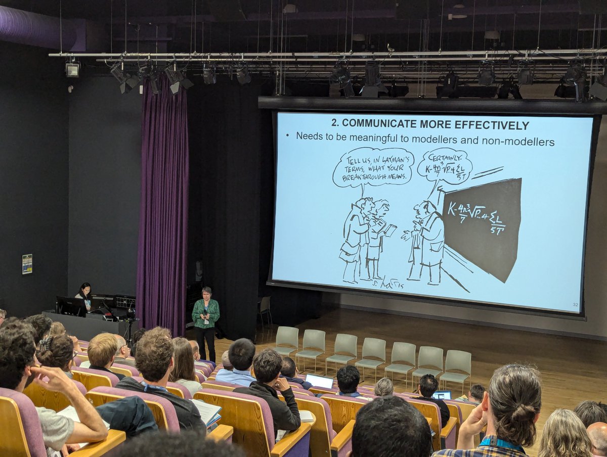 Possibly the most accurate view of modellers taking to  non modellers.

 Via Wendy Gentleman at #AMEMR2024 <a href="/AMEMR_updates/">AMEMR</a>
