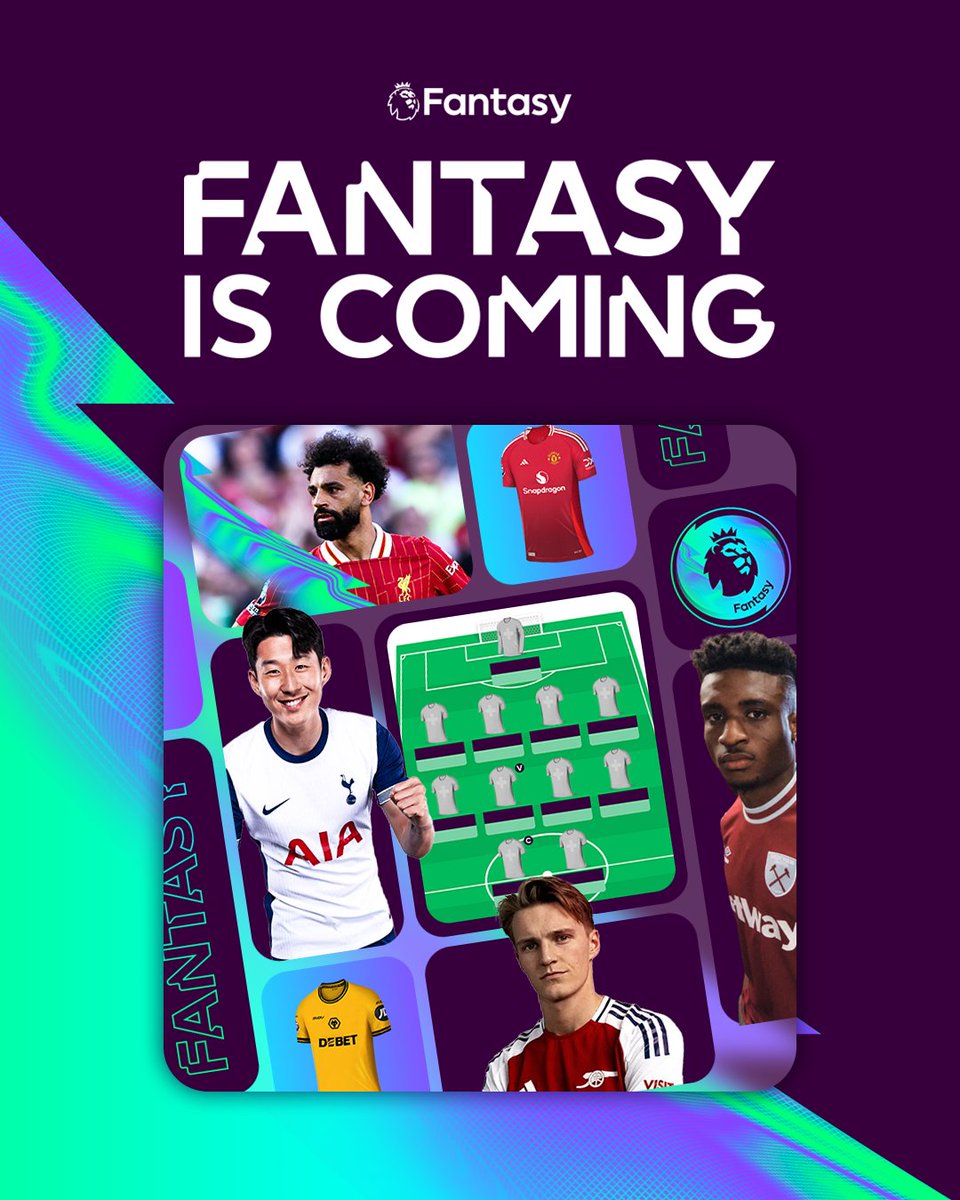 OfficialFPL's tweet photo. Get ready for the 2024/25 #FPL season 🔥

Fantasy Premier League will be back soon, make sure you're prepared 👉 https://t.co/XctAum8LiG https://t.co/CNuQwg5esv