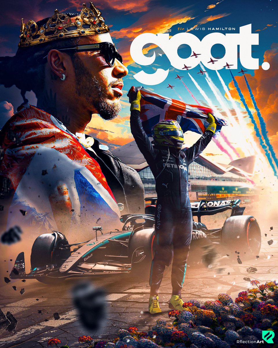 Goat is back 👑
My new poster design 🎨

<a href="/LewisHamilton/">Lewis Hamilton</a> | <a href="/MercedesAMGF1/">Mercedes-AMG PETRONAS F1 Team</a>