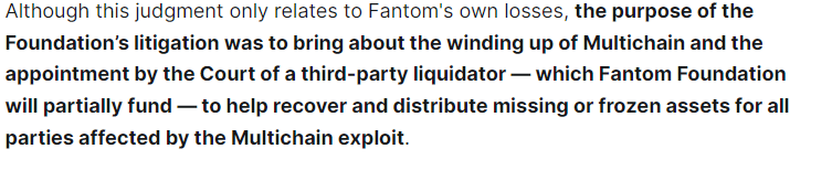 ShakaOz's tweet photo. "In today’s judgment, the Court awarded Fantom US$2,187,870.55 for losses suffered"
$FTM $S https://t.co/0wBwMnw79r