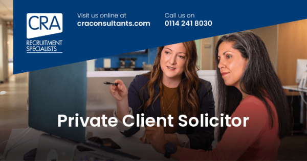 cra_consulting's tweet photo. New role! Private Client Solicitor. https://t.co/v5XiEj1GGc