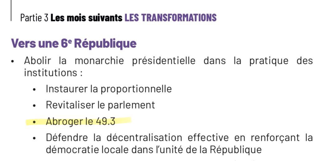 LaurentSegnis's tweet photo. Olivier Faure sur France Info : « Ce qui s’est fait par 49-3 peut se défaire par 49-3 »

Le même Olivier Faure lorsqu’il a rejoint la NUPES ⤵️ https://t.co/LfT5WRpN0X