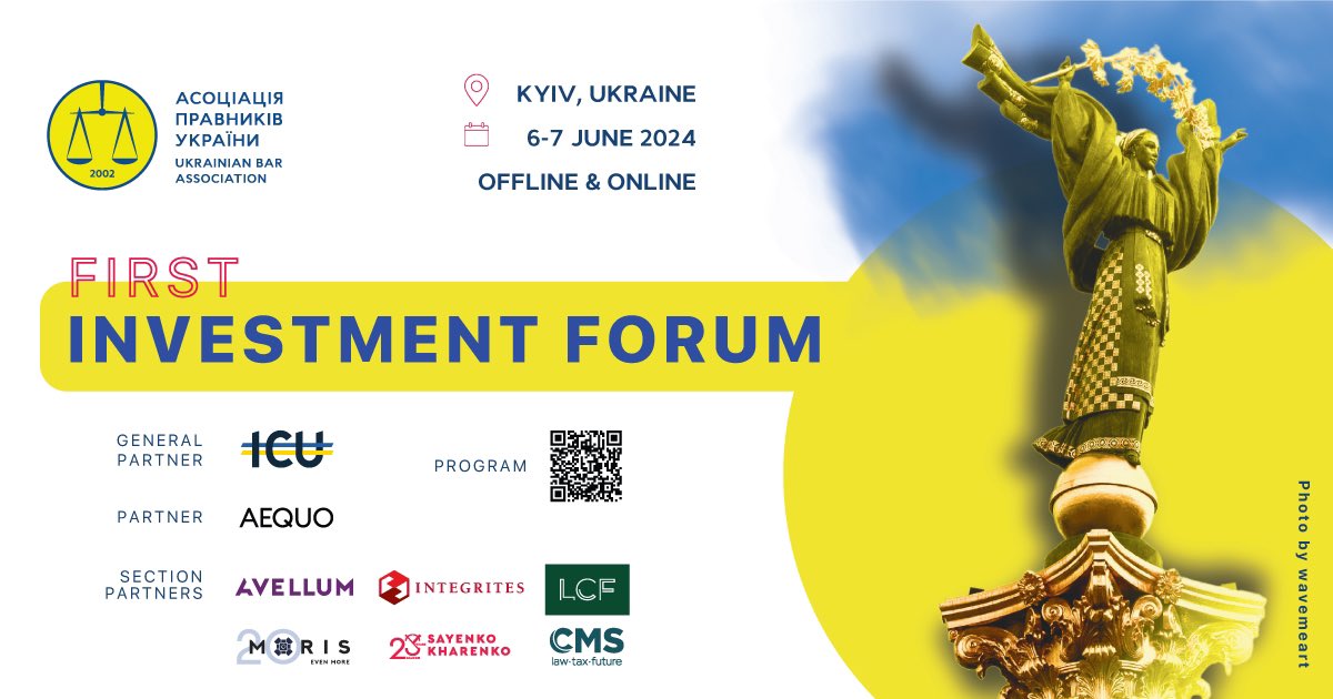 INTEGRITES's tweet photo. We are happy to share with you the video from the First Investment Forum that collected renowed professionals in Kyiv!
Our Managing Partner, Dr. Oleksiy Feliv, ranked top energy lawyer, moderated the hot Energy panel.
See more https://t.co/Q8LyAlV9Vc
#InvestInUkraine #Renewables https://t.co/JaSNbU2bdN
