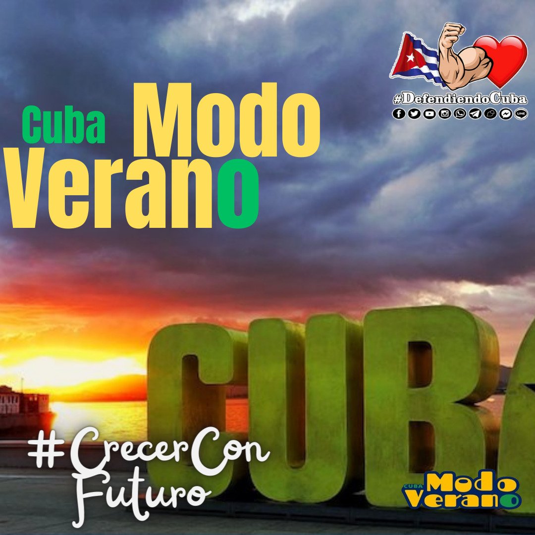 DefendiendoCuba's tweet photo. ‼️Buenos días #Cuba🇨🇺‼️
Feliz inicio de semana en la que estaremos juntos👣 en #ModoVerano🌴🌅🏖️🏕️💞 #DefendiendoCuba🇨🇺💪❤️ https://t.co/fmAFC9CgFx
