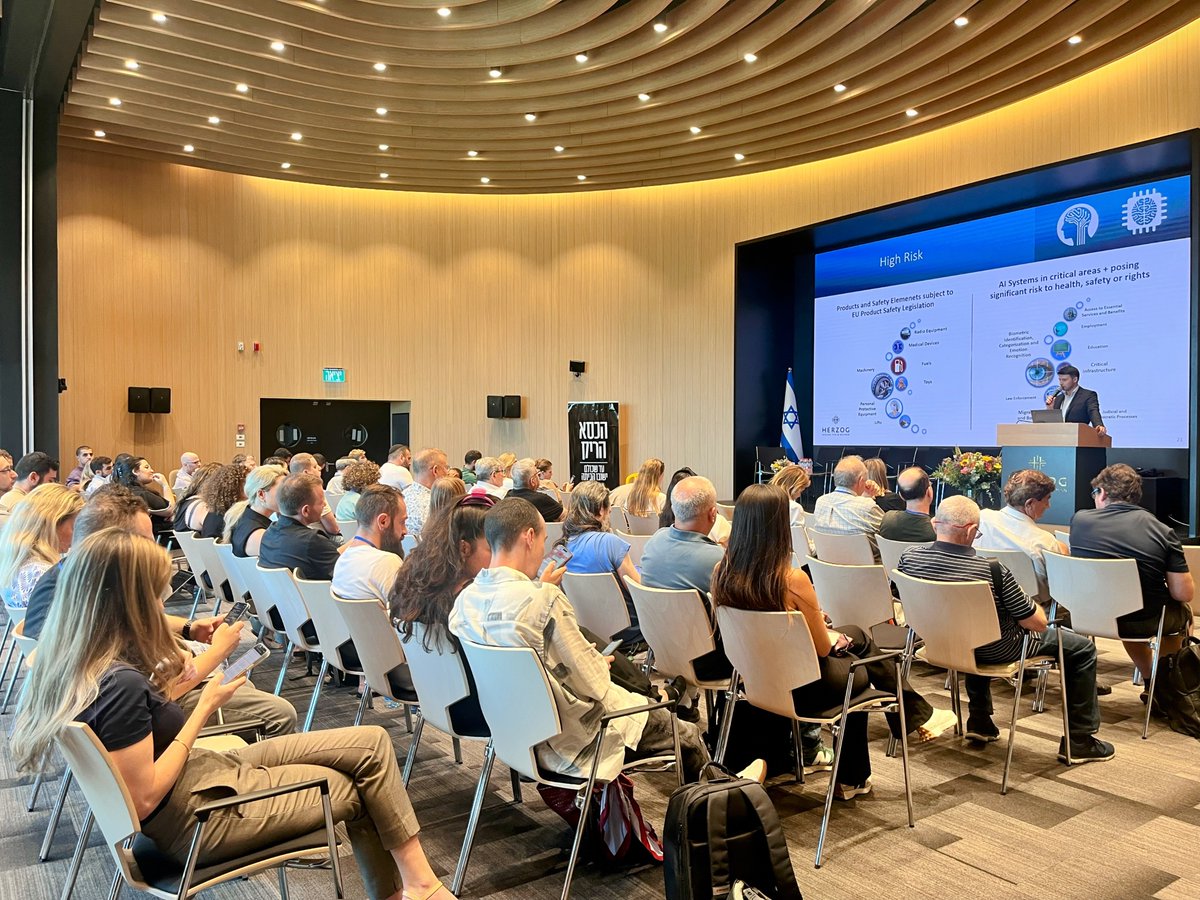 or_goro's tweet photo. With the upcoming EU AI Act, companies developing and using AI tools will finally have some certainty. I even met some lawyers who understood what LLMs are (and aren't)! 🤣 Special thanks to the organizers and my fellow panelists! from @nvidia @msft4startups @EntreeCap @D_ID_ 3/3 https://t.co/ejq1k0ZP6T