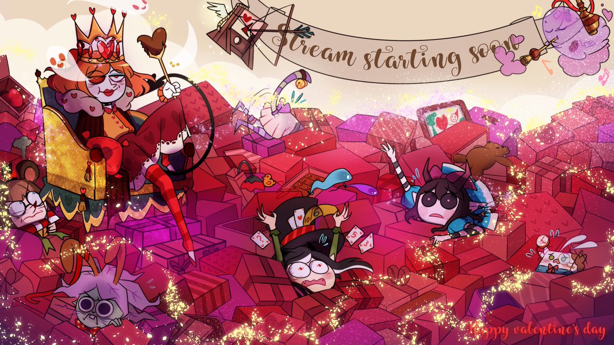 Oldestwoman's tweet photo. I might be misunderstanding this due to only monday applications but, hi I'd like to try for a #VGenCode 
I'm an artist wishing to provide art for streamers and such, mainly banners and headers. Here is my vgen profile https://t.co/XBL30P4fRQ and here is some art! https://t.co/dhLUFYGdjp