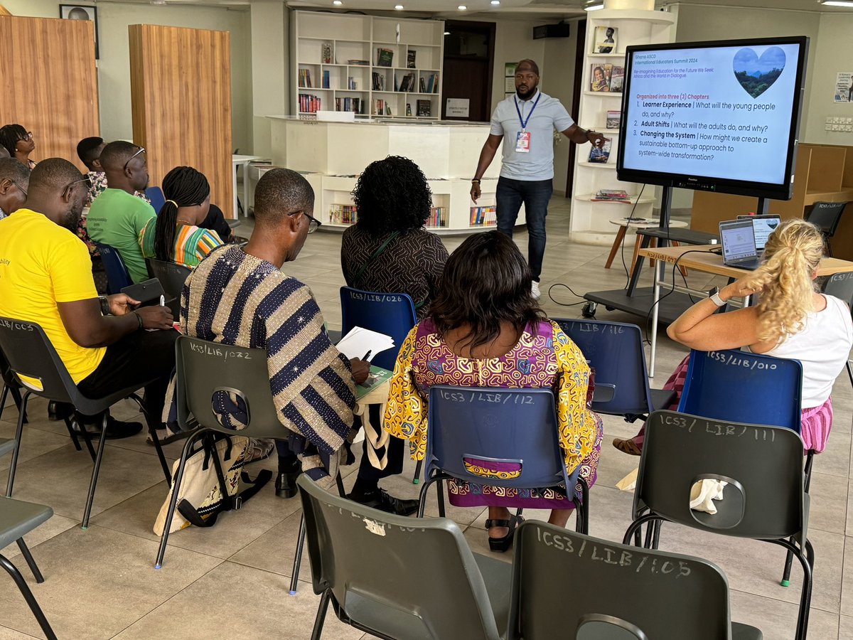 Tony Simmons (@tonyminnieapple) on Twitter photo “It’s not about compliance, it’s about doing things together!” Re-imaging Education for the Future We Seek! <a href="/kalebrashad/">Dr. Kaleb “Kofi” Rashad, Creative Director</a> #deeperlearningGHANA #deeperlearning
#collectiveliberation #loveandjustice #IES2024 <a href="/hthgse/">HTH GSE</a> <a href="/GIoCT_official/">Global Institute of Creative Thinking</a> <a href="/ghascd/">Ghana ASCD</a> @EquitasIntl
<a href="/4LearningEdu/">4 Learning</a> @UnlockedHCD “It’s not about compliance, it’s about doing things together!” Re-imaging Education for the Future We Seek! <a href="/kalebrashad/">Dr. Kaleb “Kofi” Rashad, Creative Director</a> #deeperlearningGHANA #deeperlearning
#collectiveliberation #loveandjustice #IES2024 <a href="/hthgse/">HTH GSE</a> <a href="/GIoCT_official/">Global Institute of Creative Thinking</a> <a href="/ghascd/">Ghana ASCD</a> @EquitasIntl
<a href="/4LearningEdu/">4 Learning</a> @UnlockedHCD