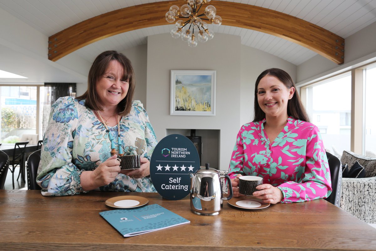 Tourism NI has awarded a five star accommodation grading to Blackrock Beach House in Portrush. The self-catering property was found to offer an exceptionally high-quality product as well as outstanding service and facilities. shorturl.at/xyJsE