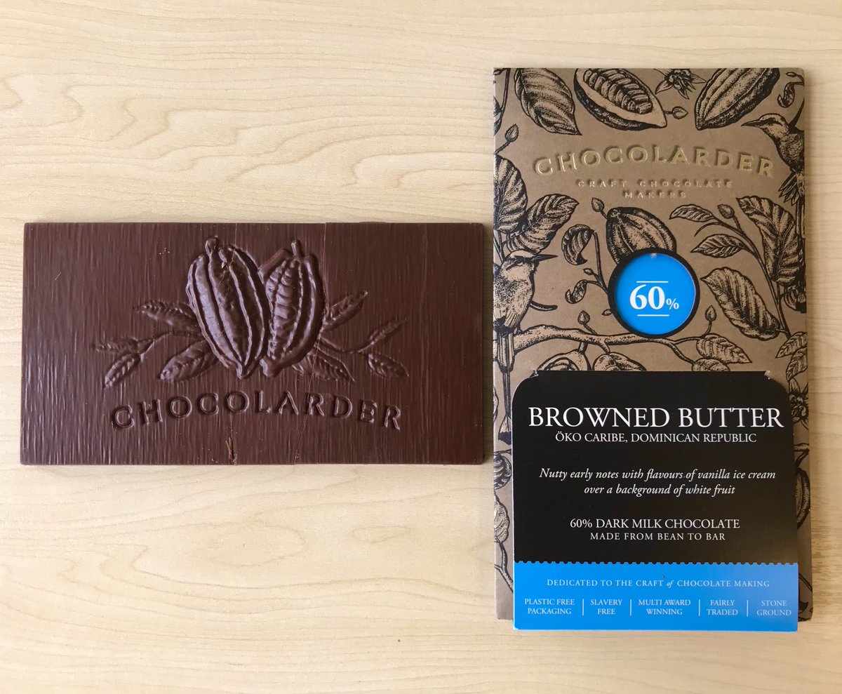 This is immensely gorgeous. Beans from a community project in the Dominican Republic, expertise and love from ⁦<a href="/chocolarder/">Chocolarder</a>⁩ in Cornwall, consumed with dedication and speed by myself and colleagues at ⁦<a href="/Telegraph/">The Telegraph</a>⁩