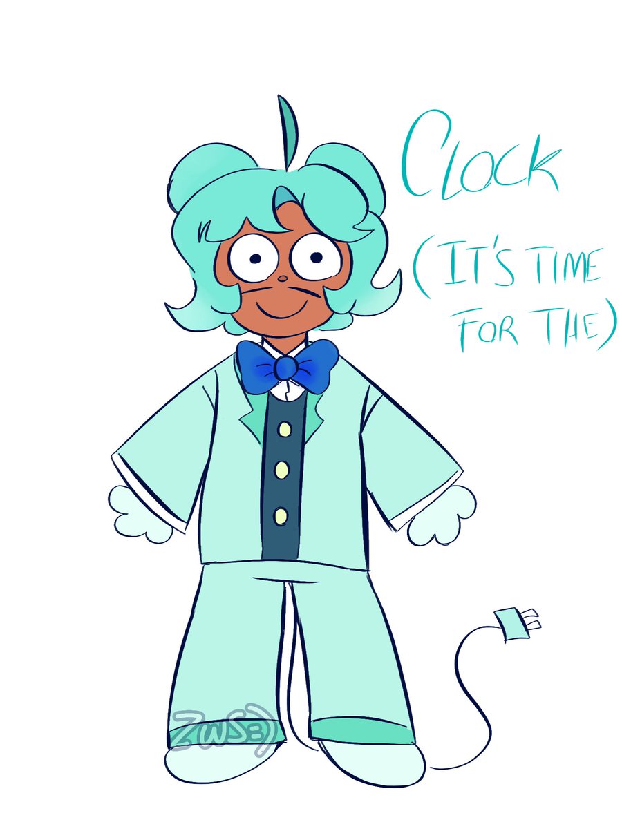 Zerowontsleep's tweet image. HI! Have my human version of Clock ^^ 
#itft #itstimeforthe #clockitft #osc