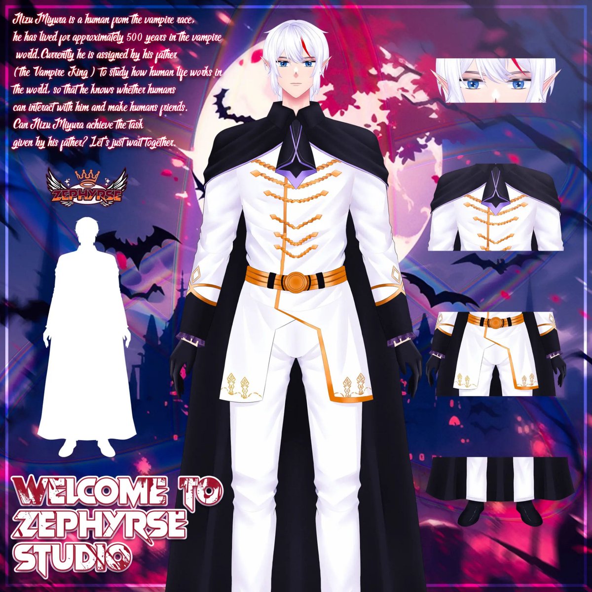 ZephyrseStudio's tweet photo. Welcome 🥳 @Nizu_miyura to Zephyrse Family, thanks for your trusting to Zephyrse For create &amp; Rigging your dream character🤩

Art by : @chickenology 
Rigging by : @DateAsuga
Please Support This handsome Vtuber... 😻
#VtuberEN #live2dart #live2dcommission #Live2D #Vtuber #rigging https://t.co/qHMip8jqk5