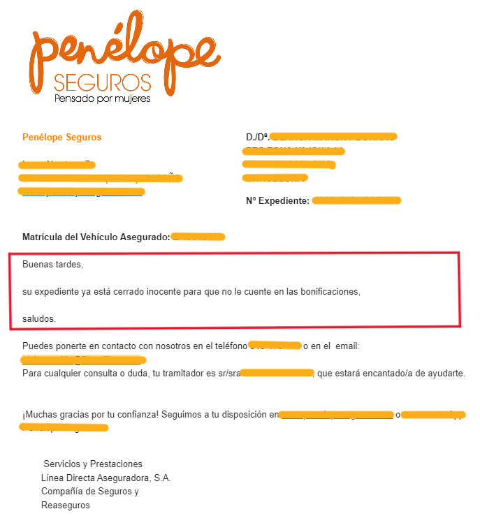 blancamb95's tweet photo. Ya había recibido uno exactamente igual el 12/06 y seguía sin estar solucionado.

MIENTRASTANTO, MI EXPEDIENTE SIGUE MANCHADO CON UN SINIESTRO CON CULPABILIDAD QUE NUNCA HE TENIDO.

.@LineaDirecta_es .@LineaDirectaATC .@PenelopeSeguros 

.@FACUA 
.@Lawtips00 https://t.co/n9U73BDc54