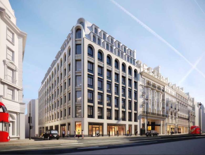 C20Society's tweet image. Demolition beckons for the fine, modernist French Railways House on Piccadilly (1960-62).
Designed by Shaw &amp;amp; Lloyd with signage by Ernő Goldfinger and interiors by Charlotte Perriand, this could so easily have been upgraded for modern office use. Wasteful and wholly unnecessary.