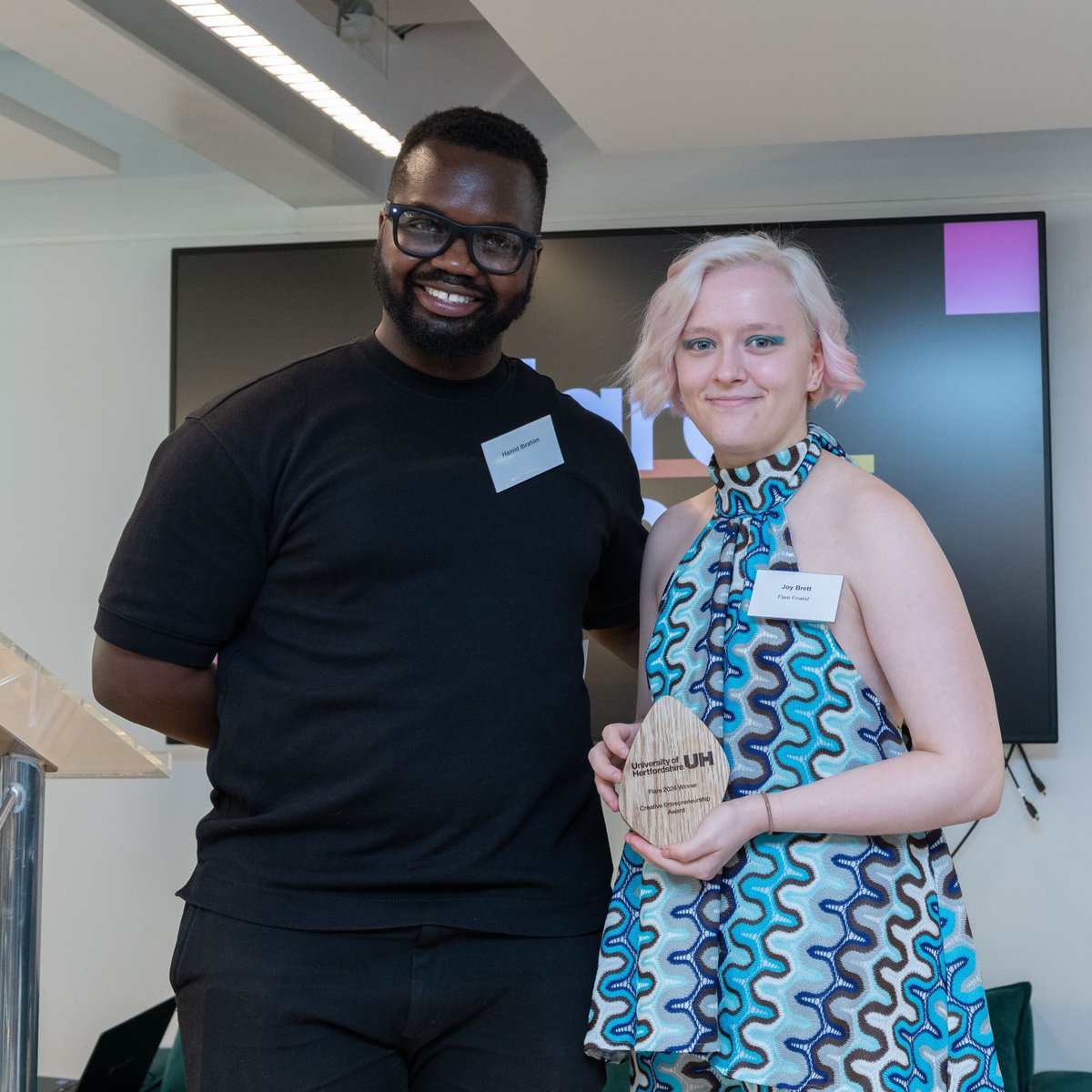 UniofHerts's tweet image. Big congratulations to all the #Flare2024 winners! 🏆✨🎉  

Your hard work and dedication have truly paid off. Here&apos;s to an exciting journey ahead in the world of entrepreneurship! 💰  

Check out all the winners&apos; details: bit.ly/45uRWxI

#StartUpBusiness #Entrepreneur